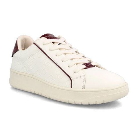 Zapatilla Mujer Bata Red Label Mia Blanco/Burdeo-1