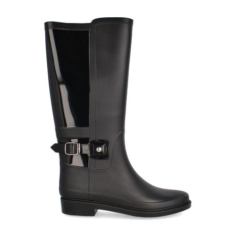 Bota De Agua Mujer Bata Villarrica Negro-4