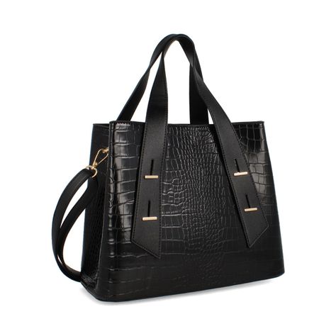 Cartera Mujer Bata 3X1 Negro-1