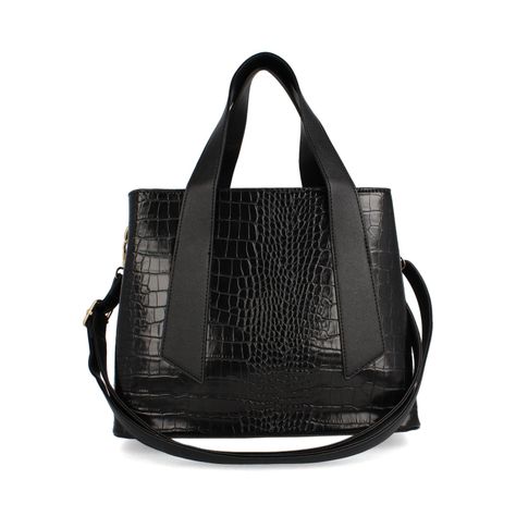 Cartera Mujer Bata 3X1 Negro-2