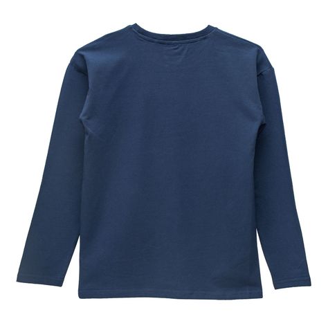 Polera Manga Larga Niño Bubblegummers Cedro Azúl Teens-1