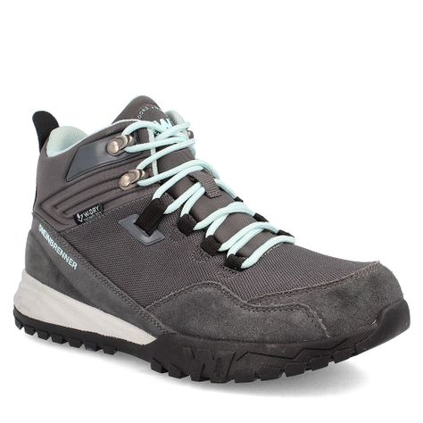 Botín Mujer Weinbrenner Beagle Whistler Mid Gris - Negro-0