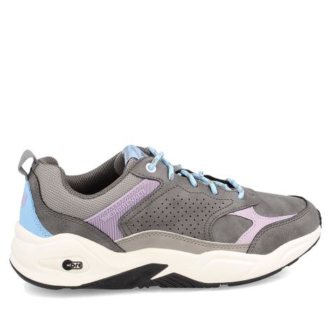 Zapatilla Mujer Weinbrenner Villarrica Gris-4