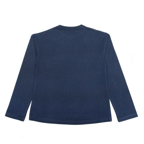 Polera Manga Larga Niña Bubblegummers Pia Azul-1