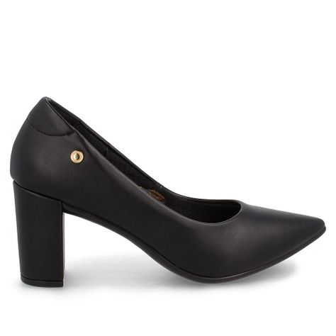 Zapato Taco Mujer Bata Carmen Negro-4