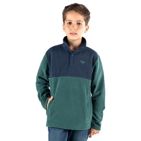 Polar Niño Weinbrenner Yaupi Verde Oscuro-0