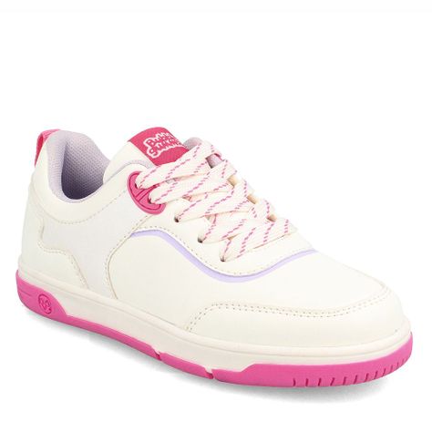 Zapatilla Niña Bubblegummers Ballou Junior Blanco-Rosado-0