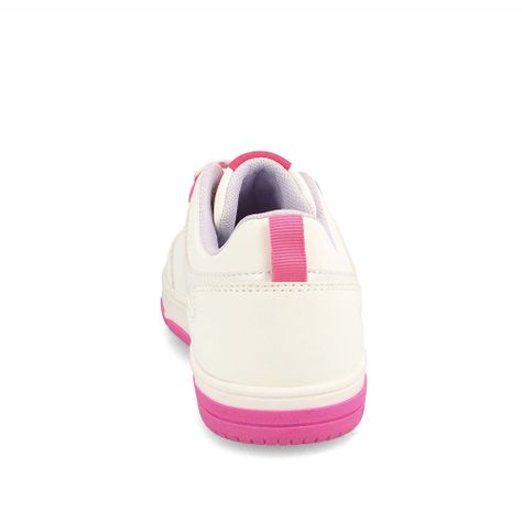 Zapatilla Niña Bubblegummers Ballou Junior Blanco-Rosado-2