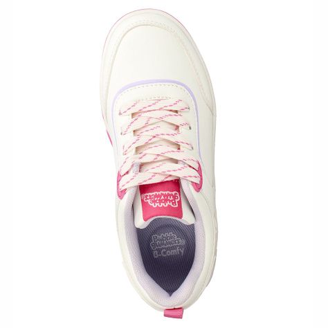 Zapatilla Niña Bubblegummers Ballou Junior Blanco-Rosado-6