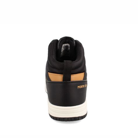 Zapatilla Hombre Con Caña North Star Hem Negro-2