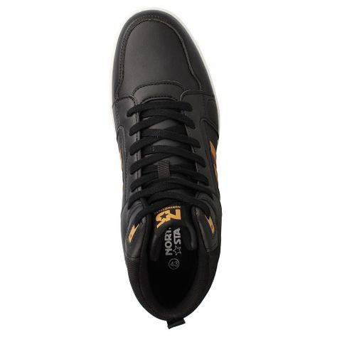 Zapatilla Hombre Con Caña North Star Hem Negro-5