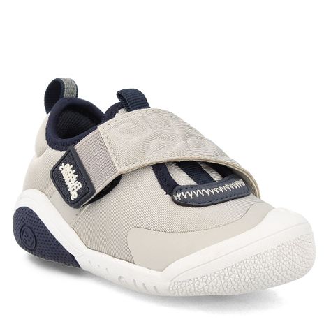 Zapatilla Niño Bubblegummers Playtime Gris-Azul-0