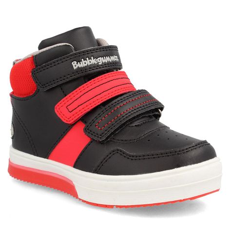 Botín Niño Luces Bubblegummers Neon Negro-0