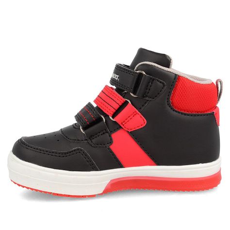 Botín Niño Luces Bubblegummers Neon Negro-1