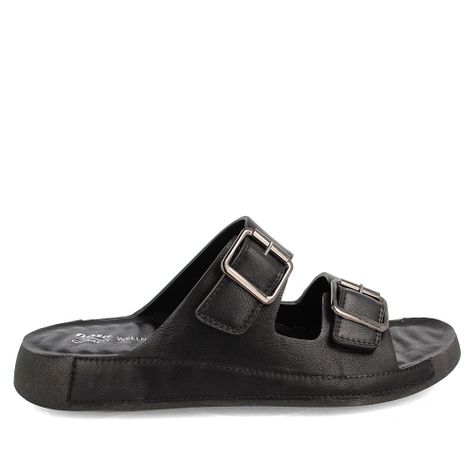 Sandalia Hombre Bata Caman Negro-4