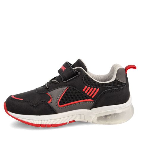 Zapatilla Niño Luces Bubblegummers Ocean Negro-1