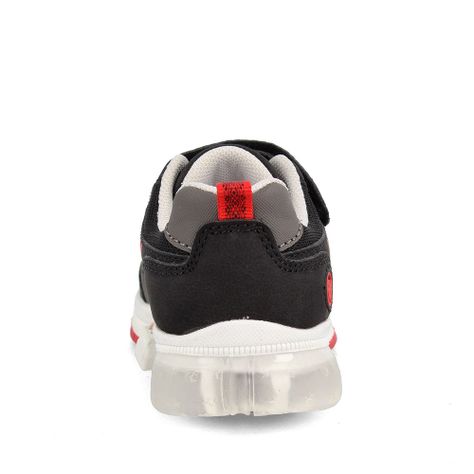 Zapatilla Niño Luces Bubblegummers Ocean Negro-2