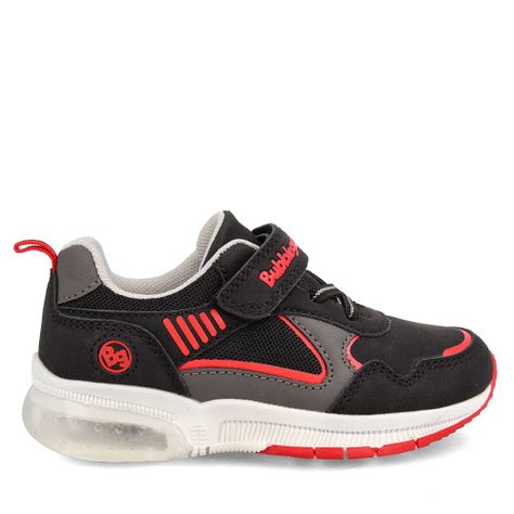 Zapatilla Niño Luces Bubblegummers Ocean Negro-4