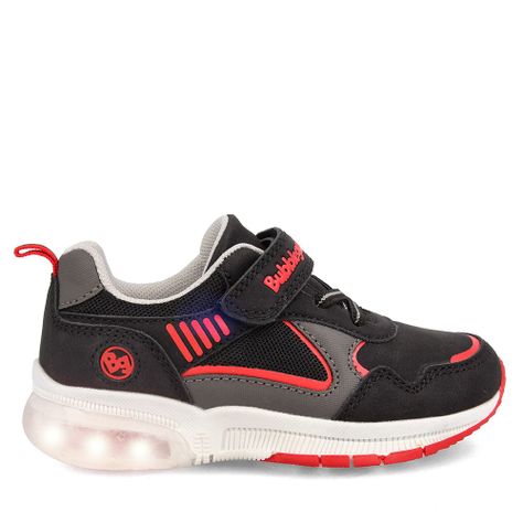 Zapatilla Niño Luces Bubblegummers Ocean Negro-7
