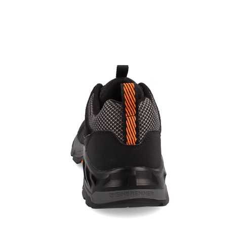 Zapatilla Hombre Weinbrenner Rift Negro-Naranja-2