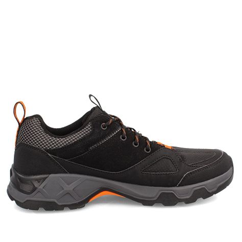 Zapatilla Hombre Weinbrenner Rift Negro-Naranja-4