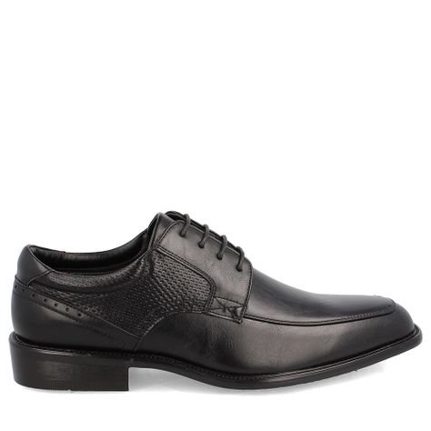 ZAPATO HOMBRE BATA BARNES CORDONES NEGRO-4