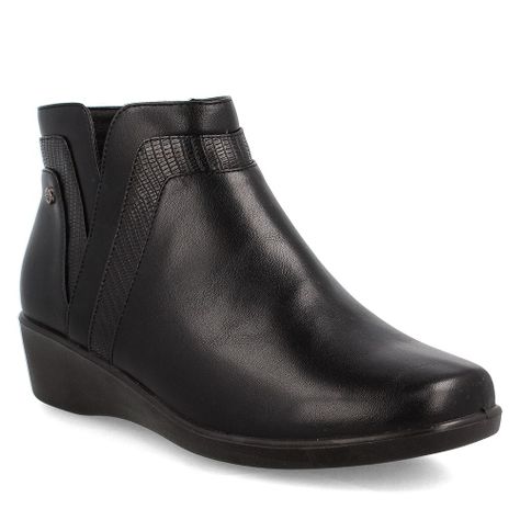 Botín Mujer Bata Comfit Newstar Negro-0