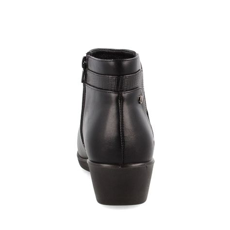 Botín Mujer Bata Comfit Newstar Negro-2