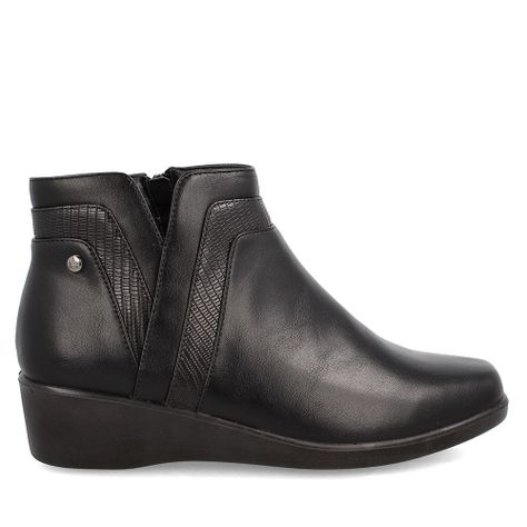 Botín Mujer Bata Comfit Newstar Negro-4