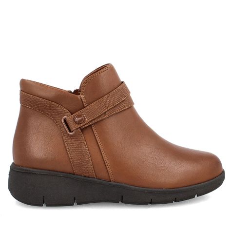 Botín Mujer Bata Comfit Fiona Café-4