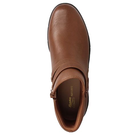 Botín Mujer Bata Comfit Fiona Café-5
