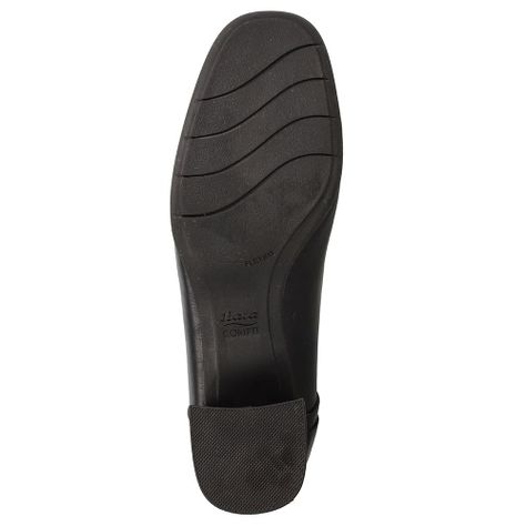 Zapato Taco Mujer Bata Comfit Floral Negro-6