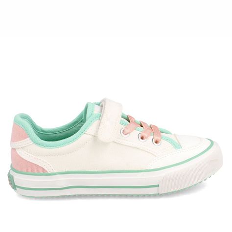 Zapatilla Niña Bubblegummers Dickens Blanco-Aqua-4