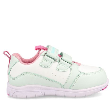 Zapatilla Niña Bubblegummers Soft Walker Celeste-4