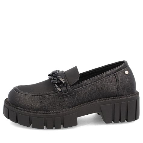 MOCASÍN PLATAFORMA MUJER BATA CHUMMY NEGRO-1