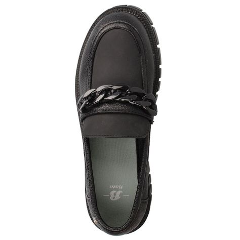 MOCASÍN PLATAFORMA MUJER BATA CHUMMY NEGRO-5