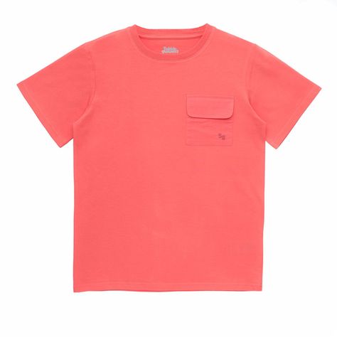 Polera Manga Corta Niño Bubblegummers Castaño Naranjo-0