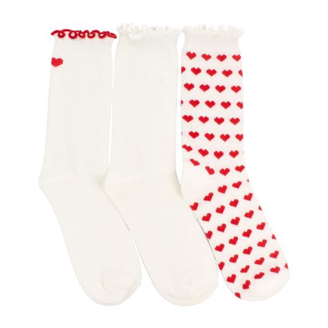 Calcetines Mujer Bata Tripack Vuelos Crew Blanco-0
