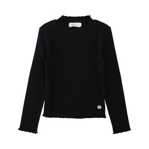 Poleras Manga Larga Niña Bubblegummers Sierra Negro-0