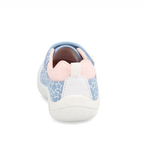 Zapatilla Niña Bubblegummers Dino Celeste-Rosado-2