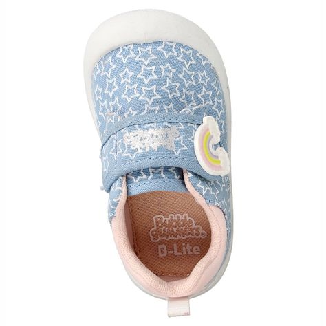 Zapatilla Niña Bubblegummers Dino Celeste-Rosado-5