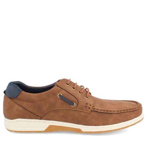 ZAPATO HOMBRE BATA RANCAGUA CAFE CLARO-4
