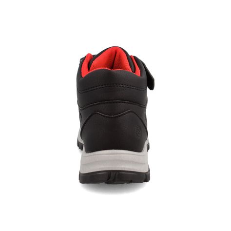 Botín Niño Bubblegummers Charman Negro-Rojo-2