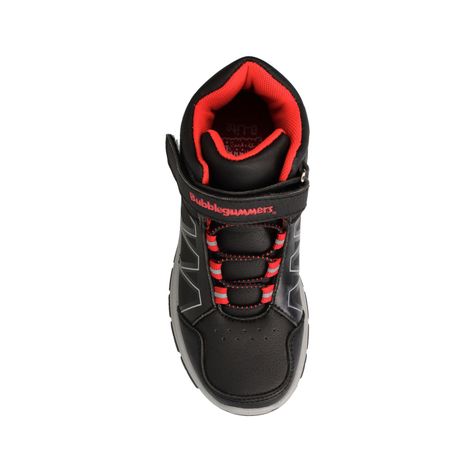 Botín Niño Bubblegummers Charman Negro-Rojo-3