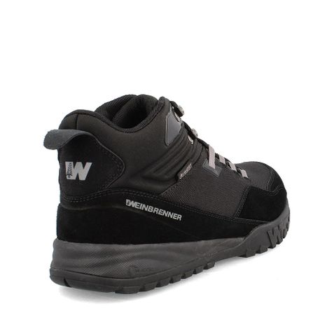 Botín Hombre Weinbrenner Beagle Whistler Mid Negro - Gris-3