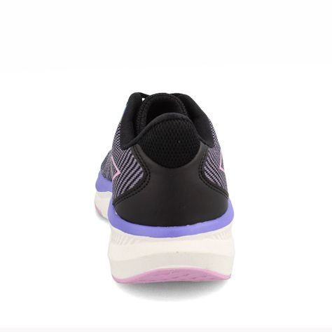 Zapatilla Mujer Power Stride Negro-Lila-2