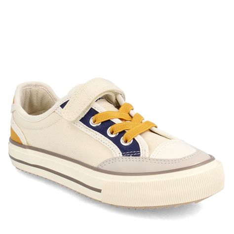Zapatilla Niño Bubblegummers Dickens Beige-Gris-0