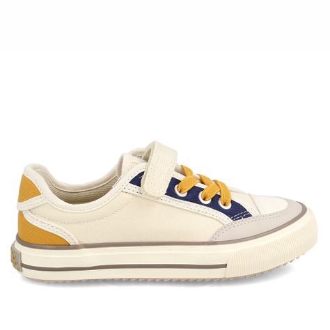 Zapatilla Niño Bubblegummers Dickens Beige-Gris-4