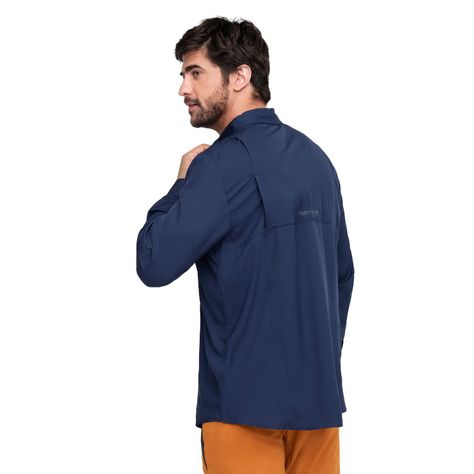 Camisa Hombre Weinbrenner Bund Azul Marino-1