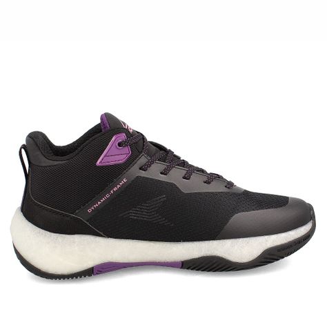 Zapatilla Mujer Power Xorise+300 Evo Clutch Negro-Lila-4